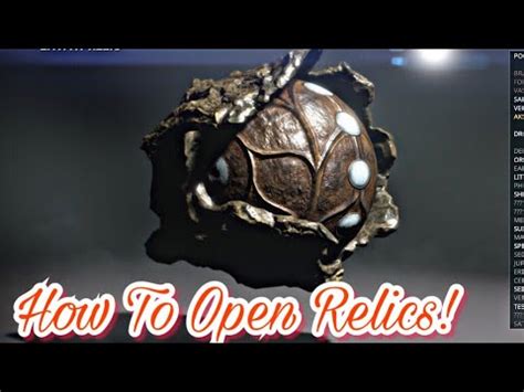 How to Open Void Relics in Warframe .
